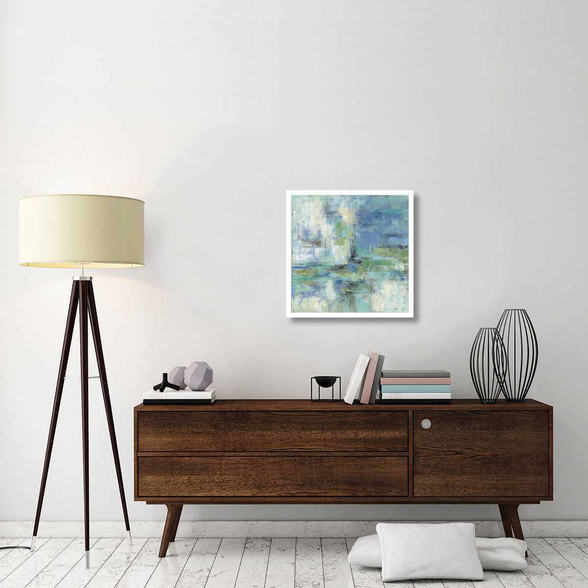 Morning Port -Paper Art-26&quotx26"