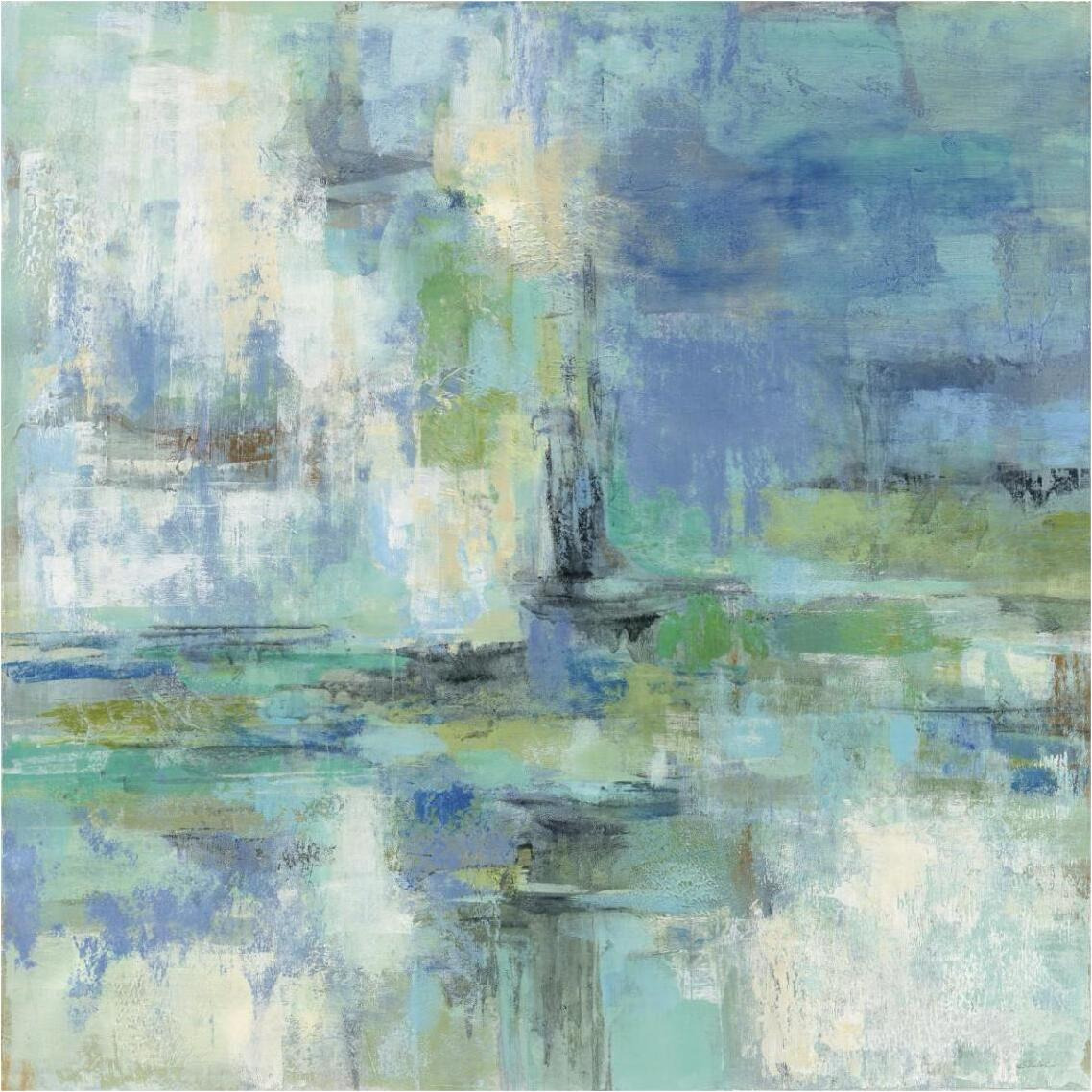 Morning Port -Paper Art-38&quotx38"