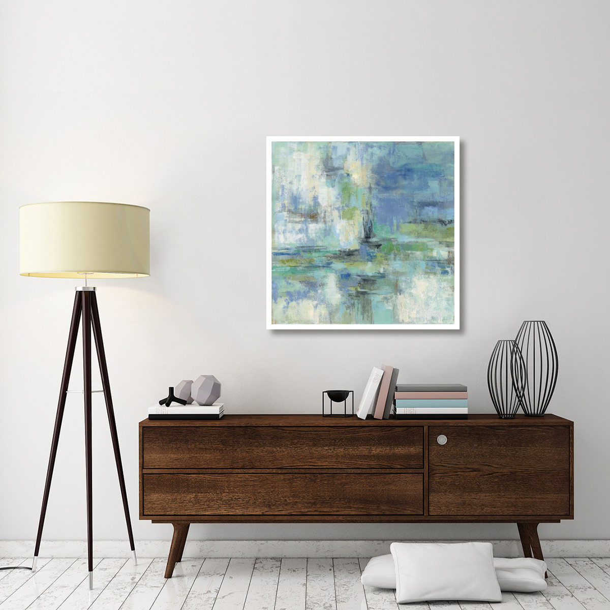 Morning Port -Paper Art-38&quotx38"
