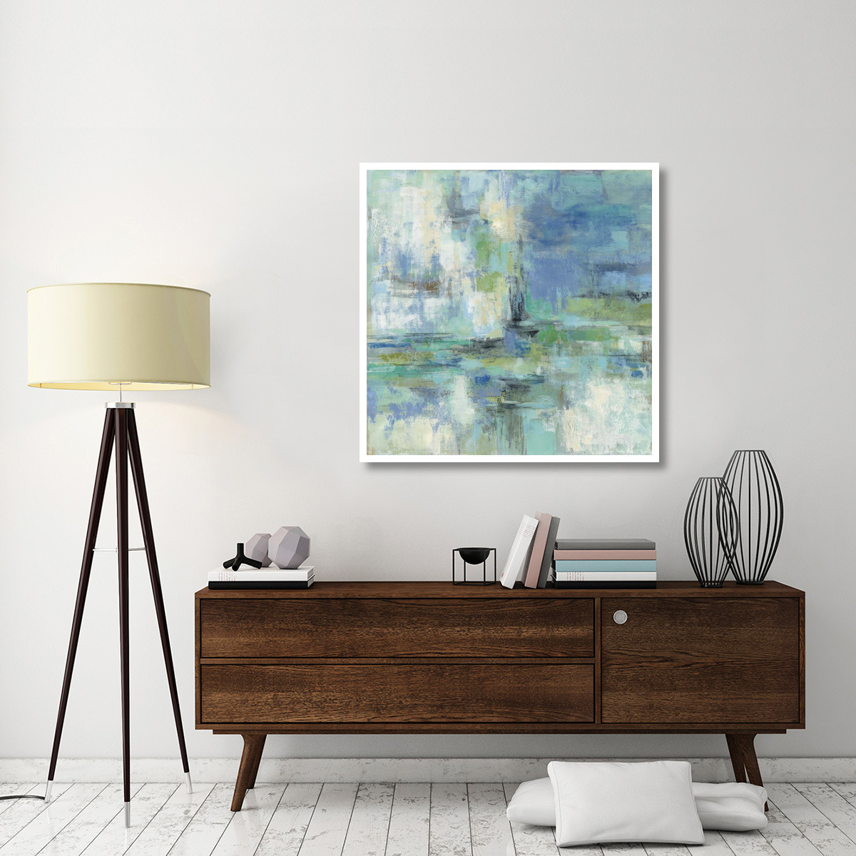 Morning Port -Paper Art-42&quotx42"