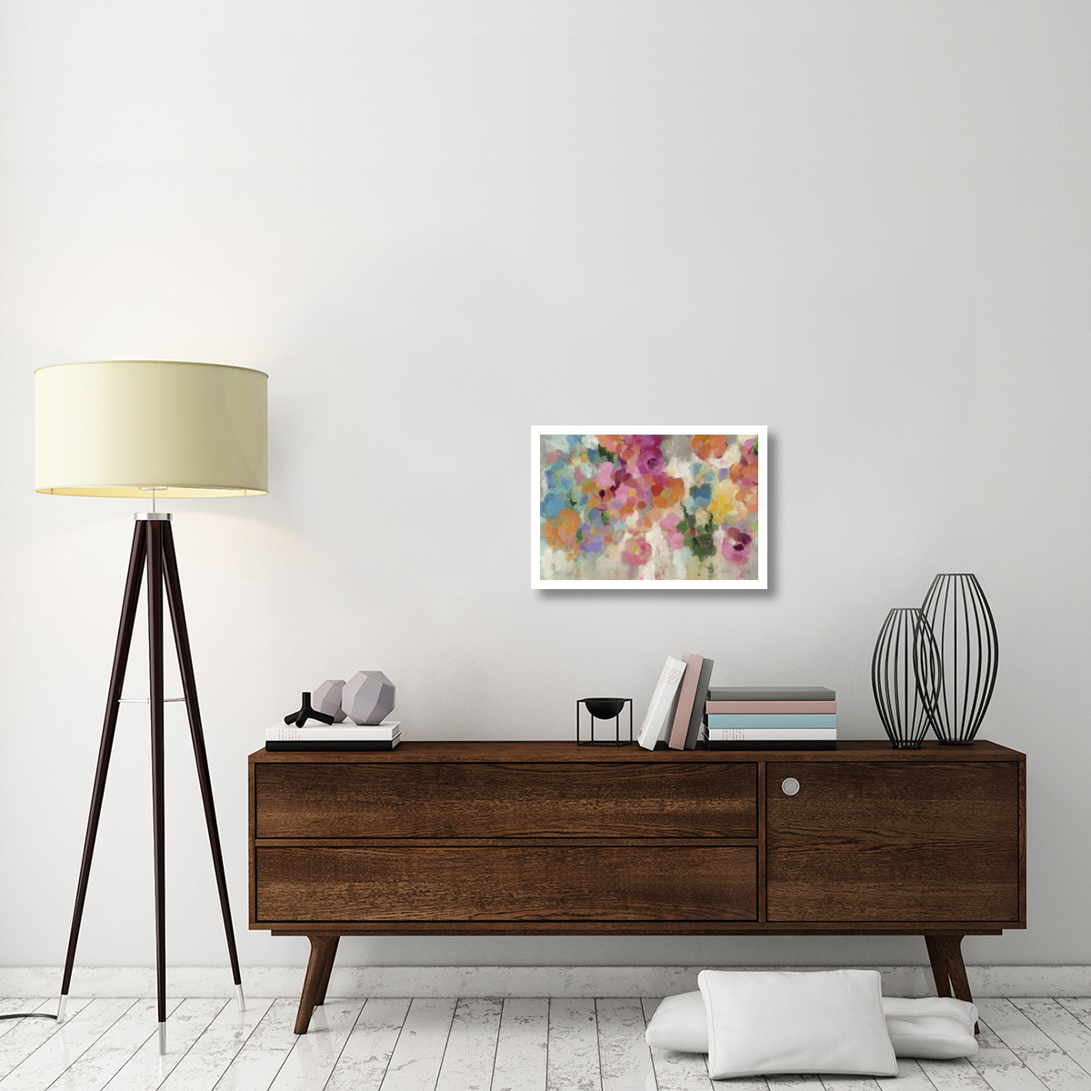 Colorful Garden I Crop -Paper Art-26&quotx18"