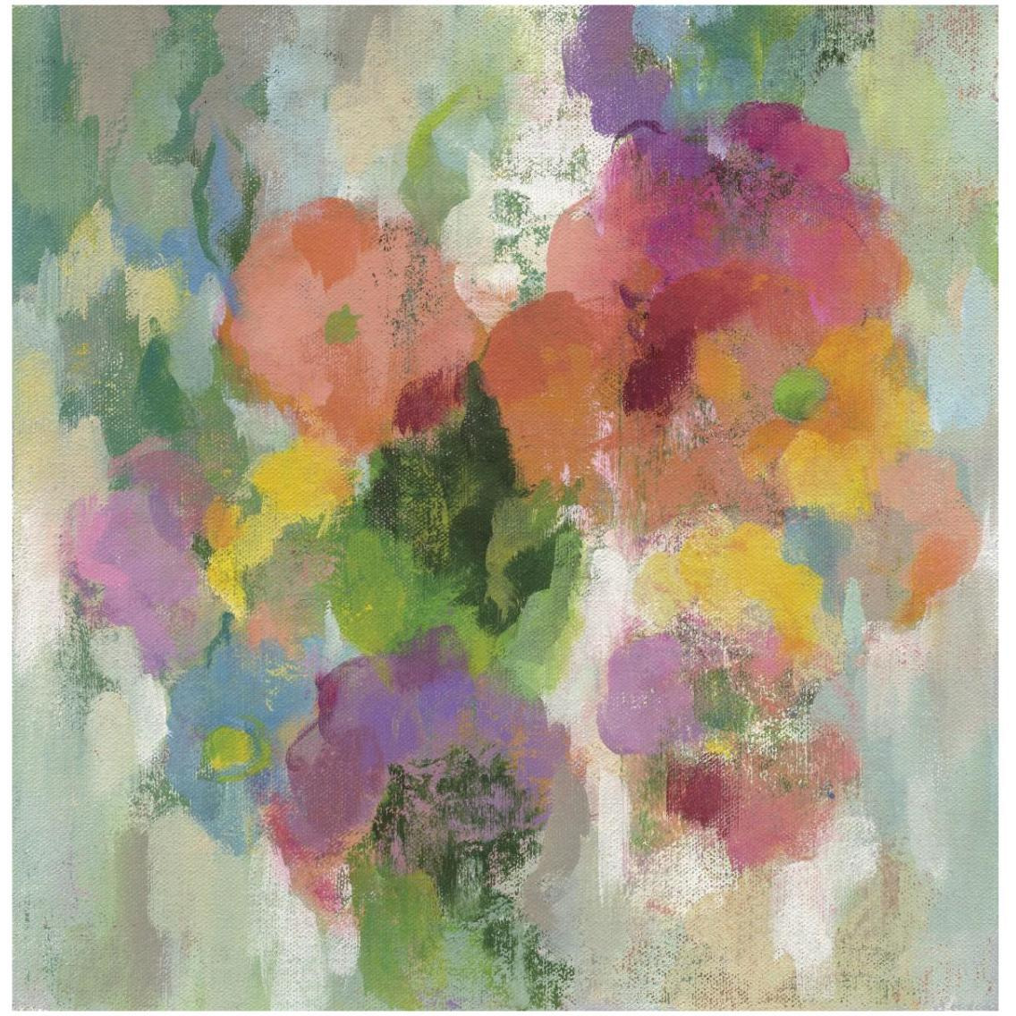 Colorful Garden II -Paper Art-32&quotx32"