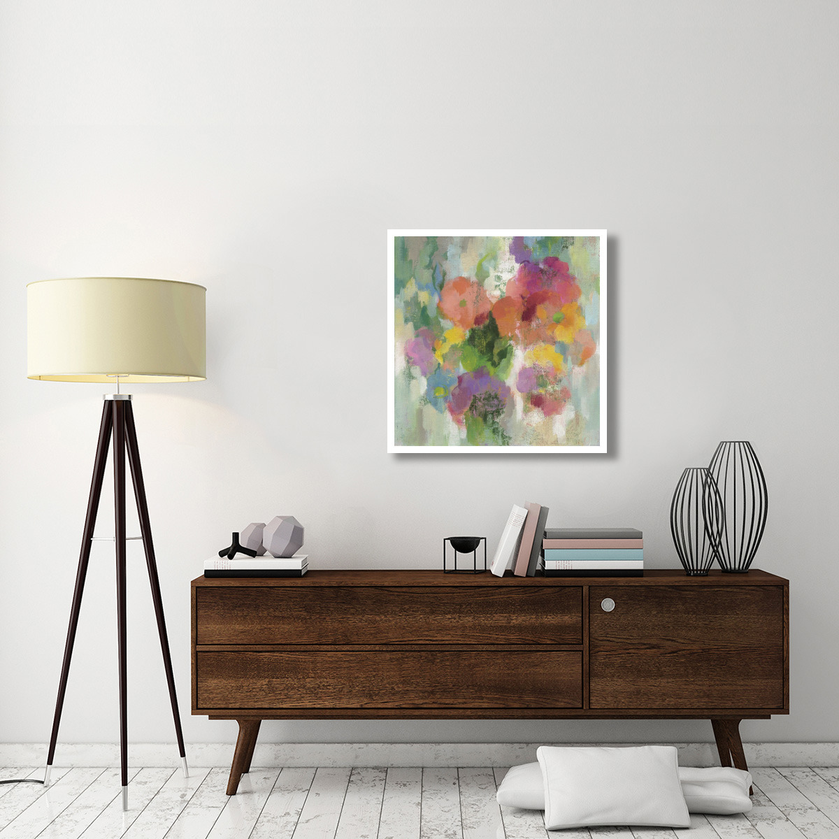 Colorful Garden II -Paper Art-32&quotx32"