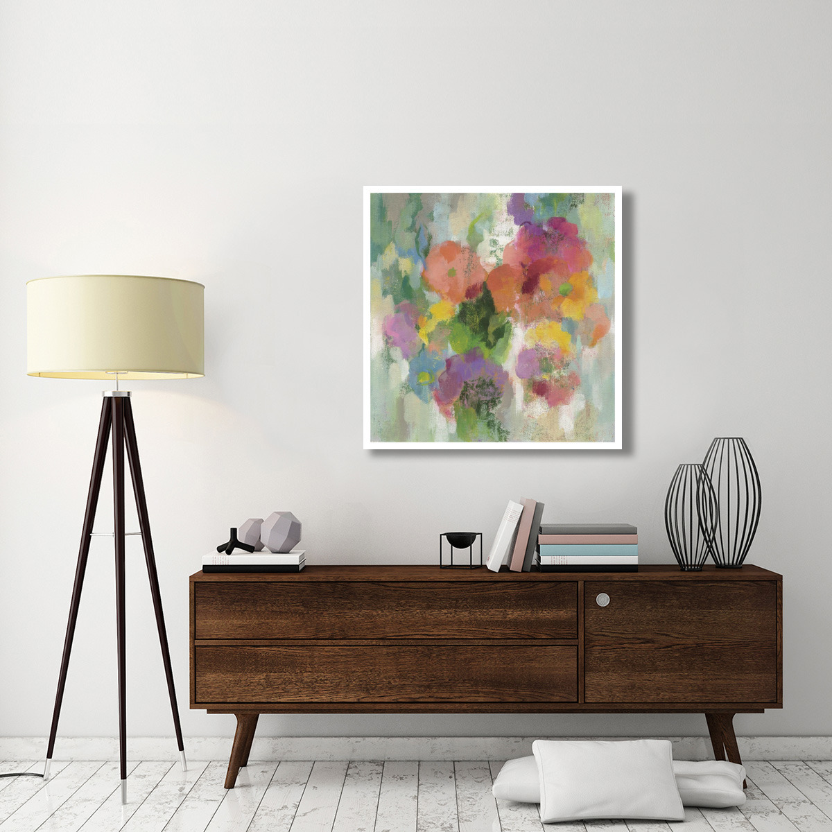 Colorful Garden II -Paper Art-38&quotx38"