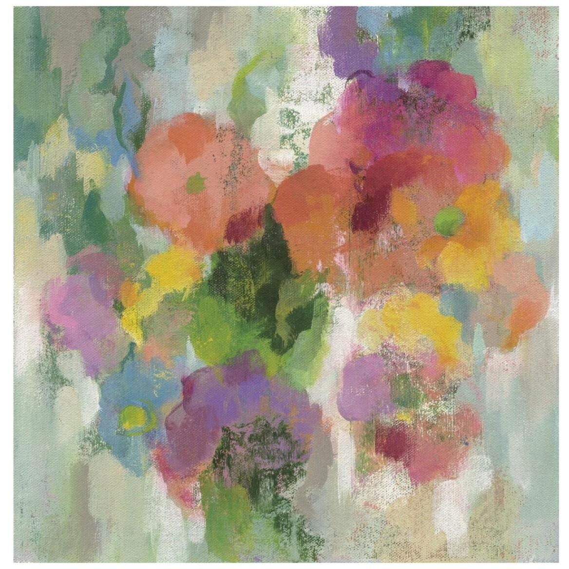 Colorful Garden II -Paper Art-42&quotx42"