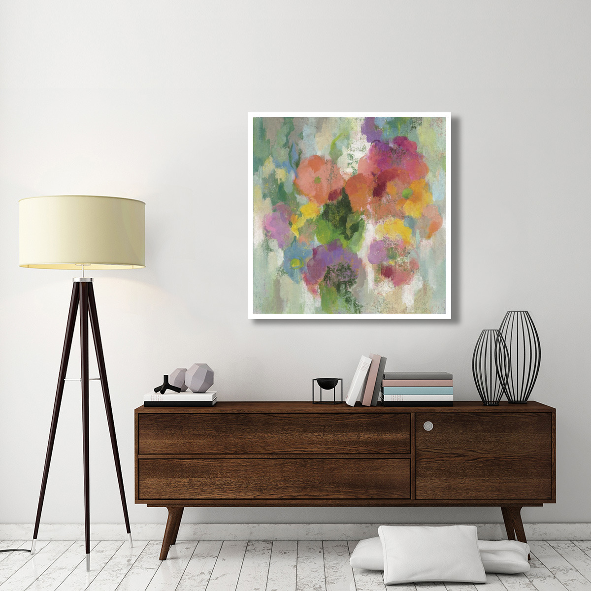 Colorful Garden II -Paper Art-42&quotx42"