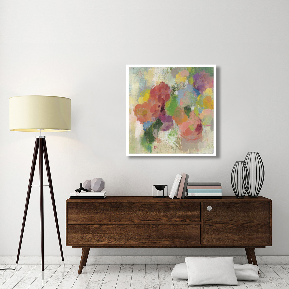 Colorful Garden III -Paper Art-38&quotx38"