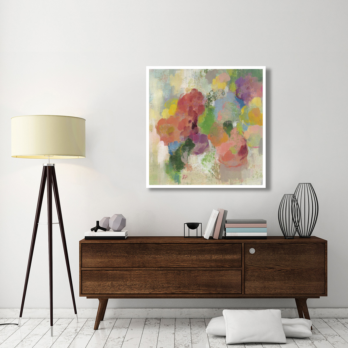 Colorful Garden III -Paper Art-42&quotx42"