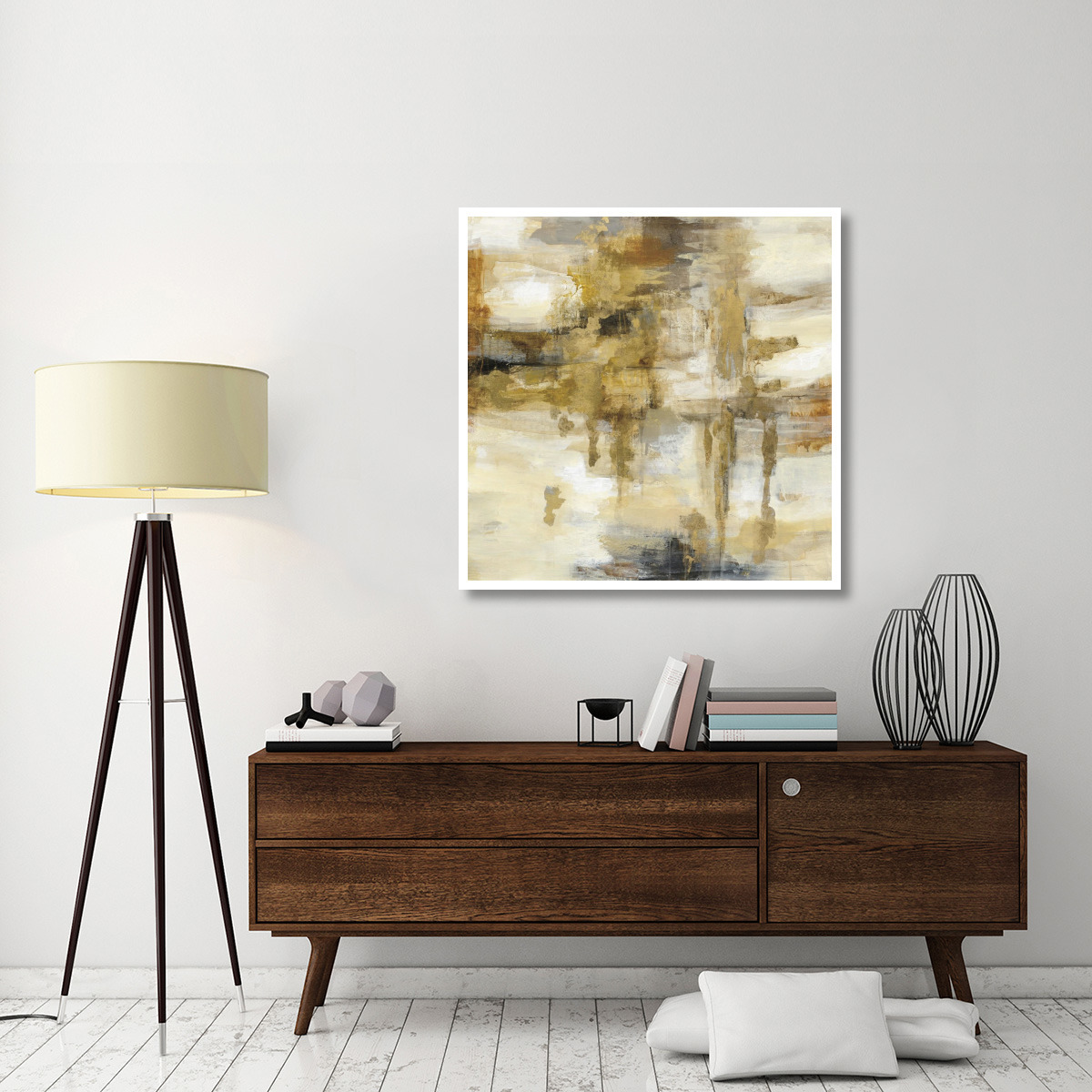 On the Bridge -Paper Art-42&quotx42"