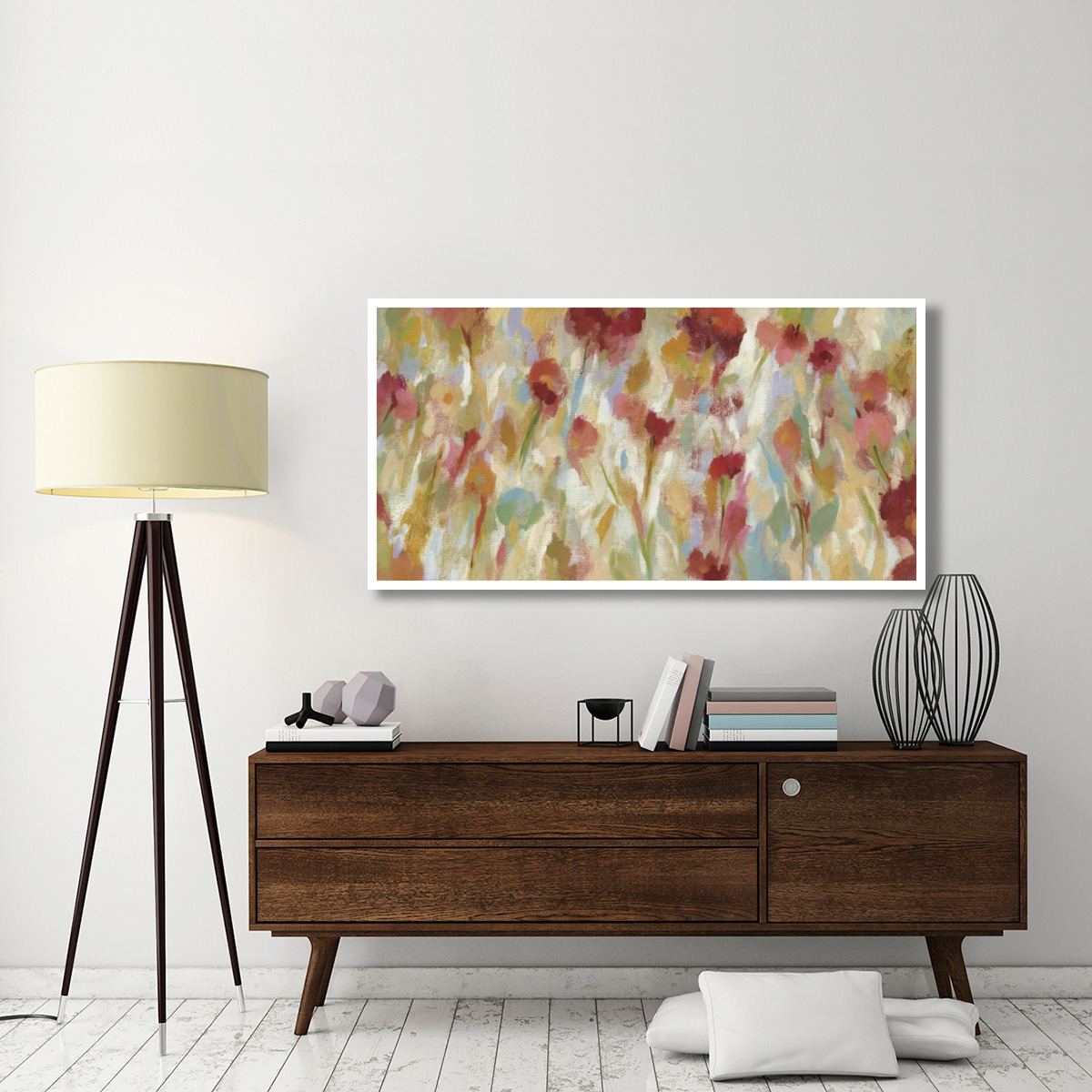 Breezy Floral I -Paper Art-62&quotx32"