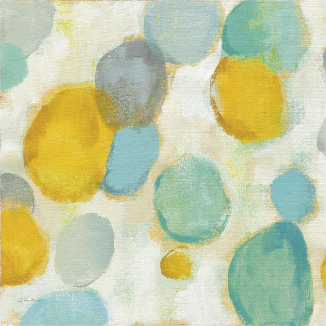 Painted Pebbles II -Paper Art-38&quotx38"