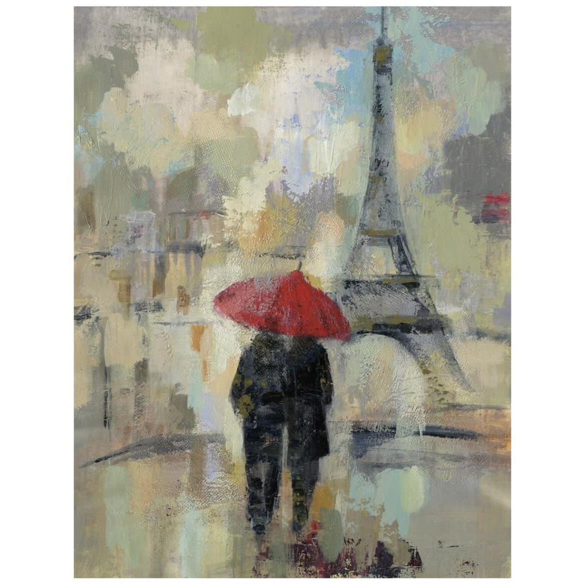 Rain in the City II -Paper Art-32&quotx42"
