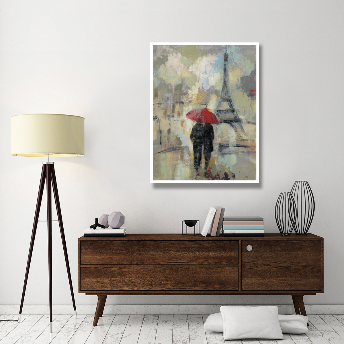 Rain in the City II -Paper Art-38&quotx50"