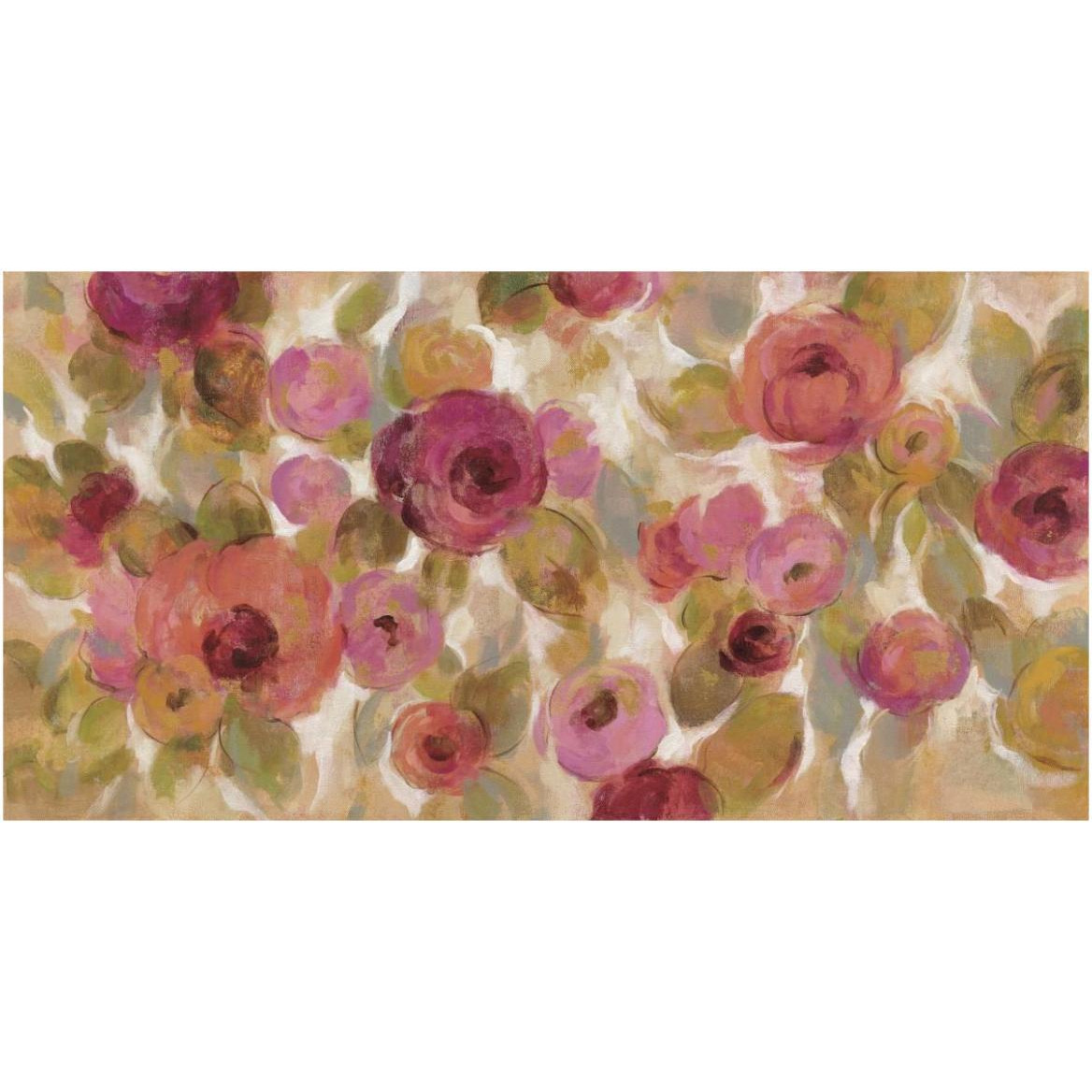 Glorious Pink Floral I -Paper Art-62&quotx32"