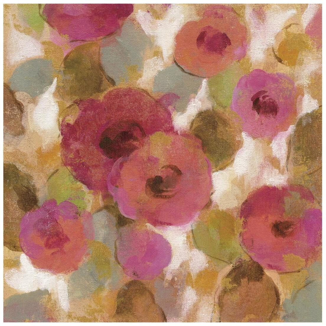Glorious Pink Floral II -Paper Art-20&quotx20"