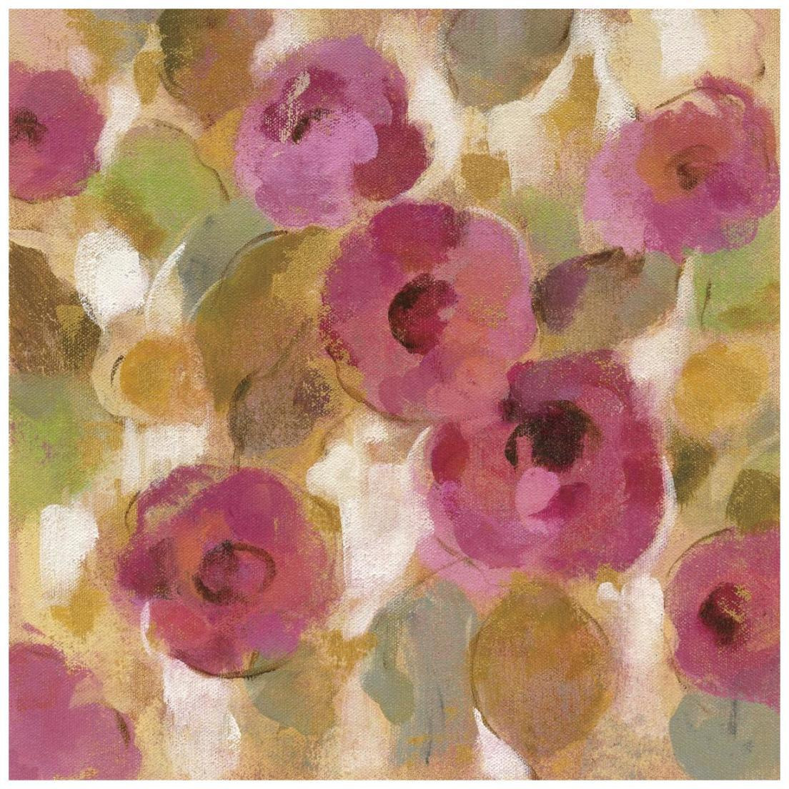 Glorious Pink Floral III -Paper Art-20&quotx20"