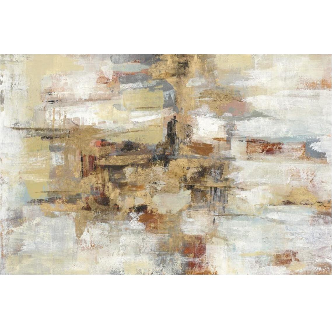 Old Bridge Reminiscence -Paper Art-38&quotx26"