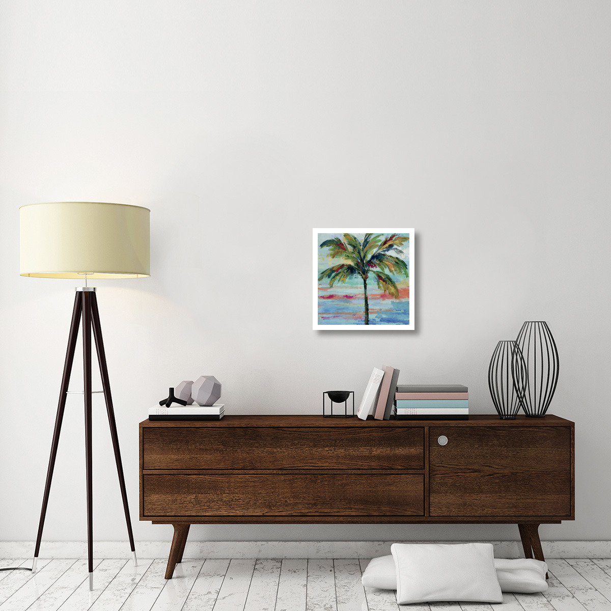 California Palm II -Paper Art-20&quotx20"