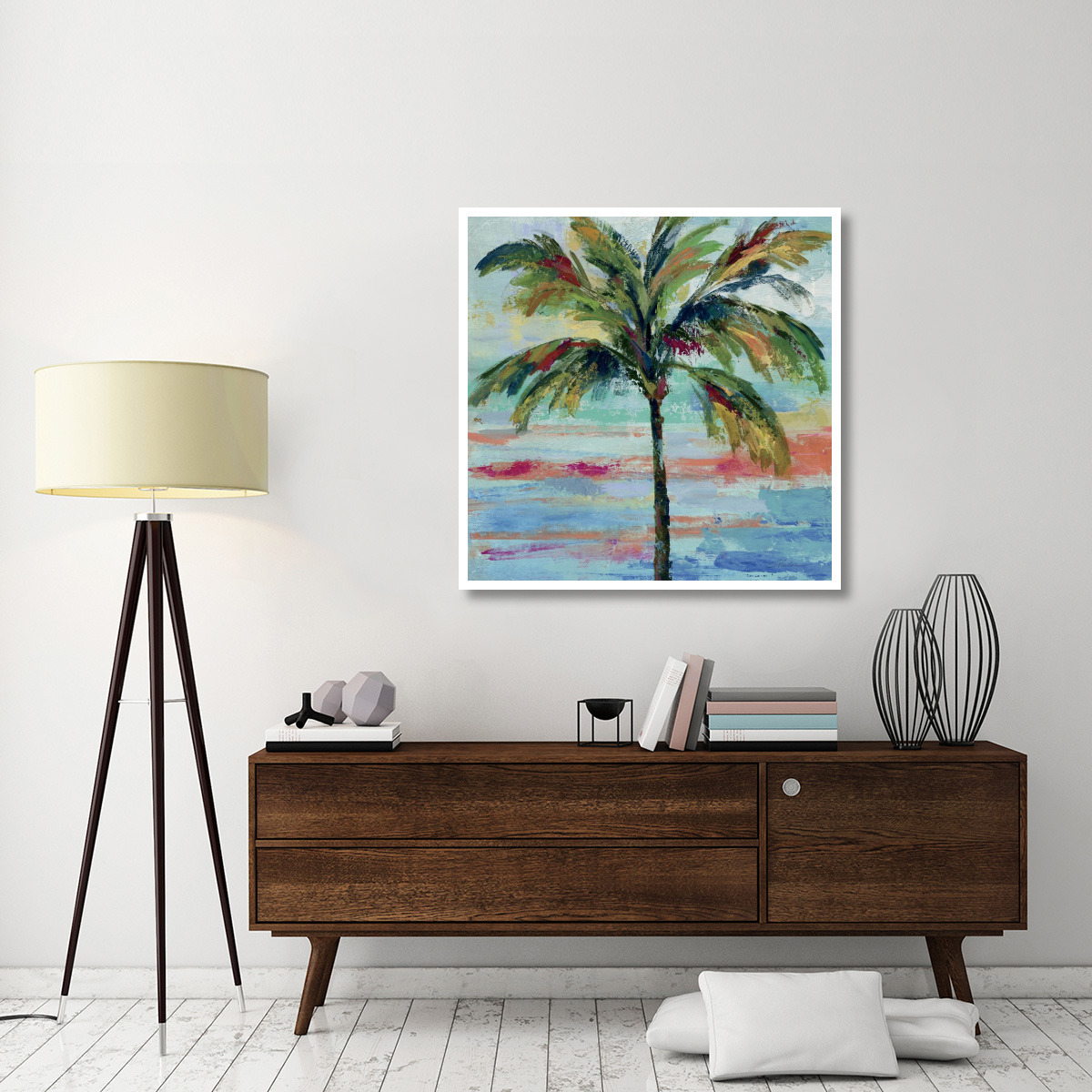 California Palm II -Paper Art-42&quotx42"