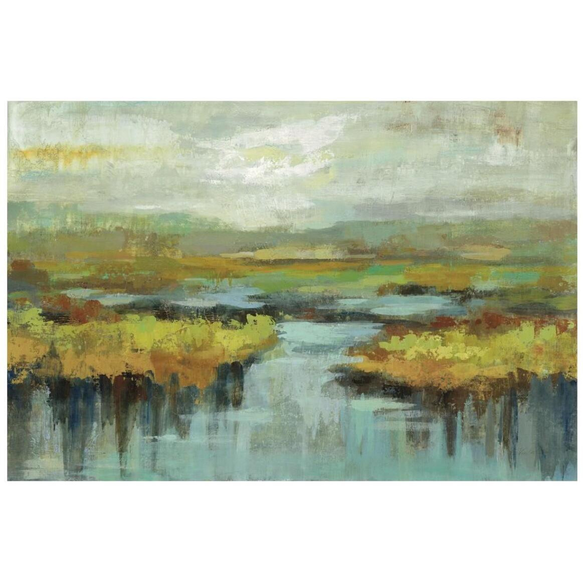 Spring Landscape -Paper Art-20&quotx14"
