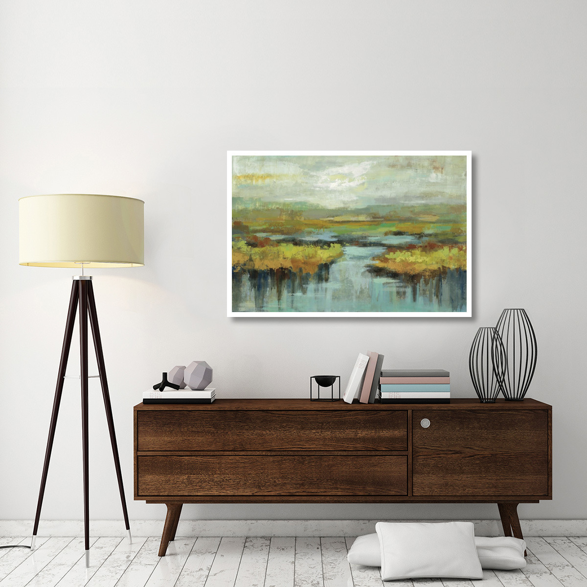 Spring Landscape -Paper Art-50&quotx34"