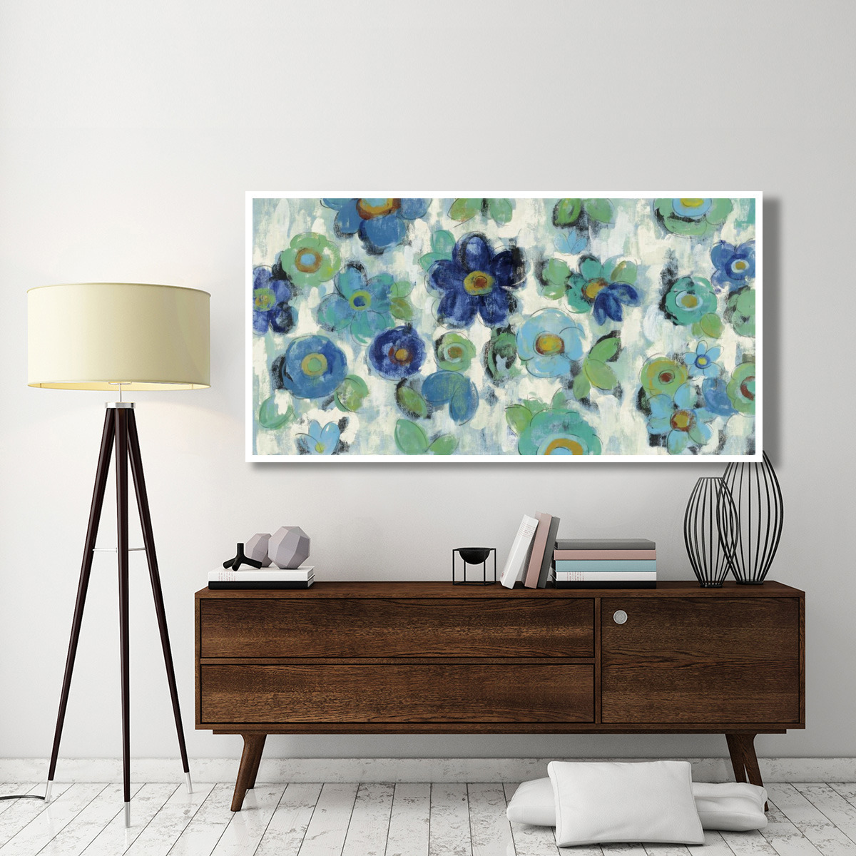Blue Eyes I -Paper Art-74&quotx38"