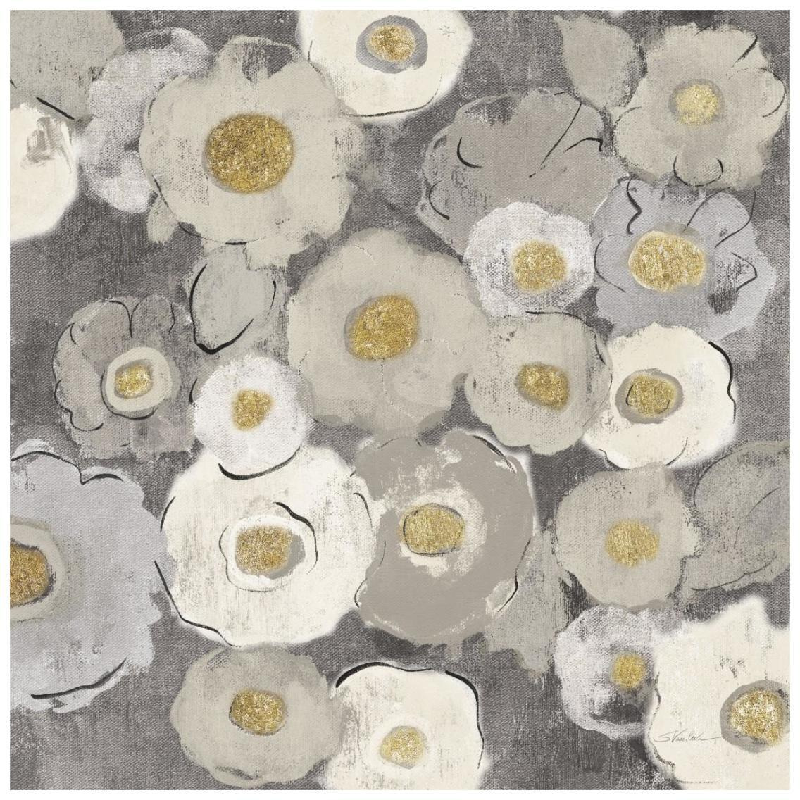 Bohemian Bouquet II Neutral -Paper Art-26&quotx26"