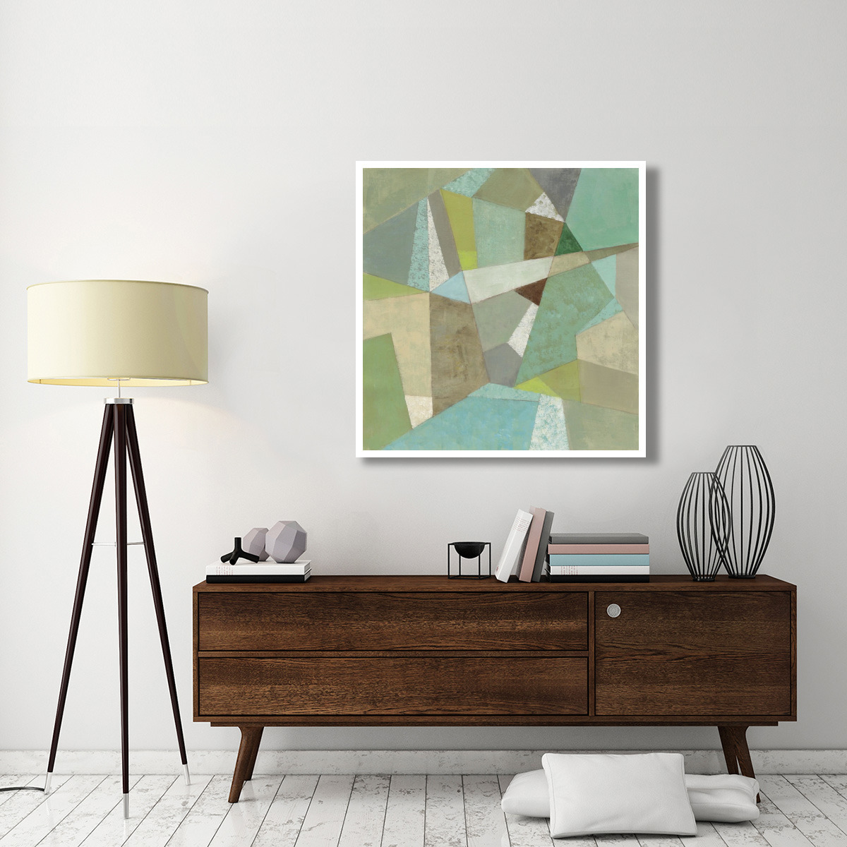Spa Geo Metric -Paper Art-42&quotx42"