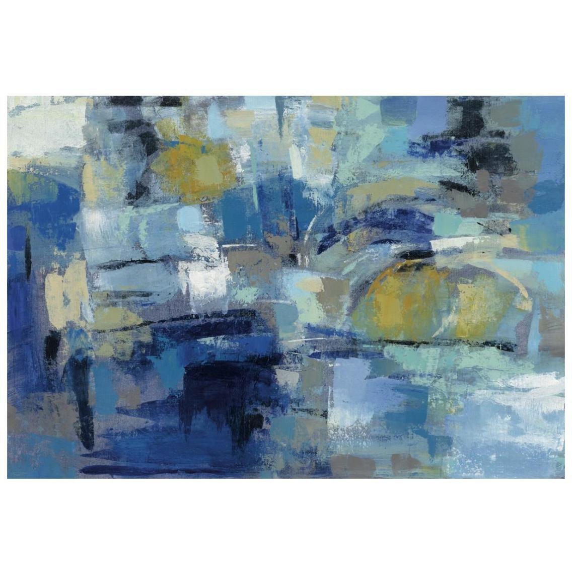 Ultramarine Waves III -Paper Art-26&quotx18"