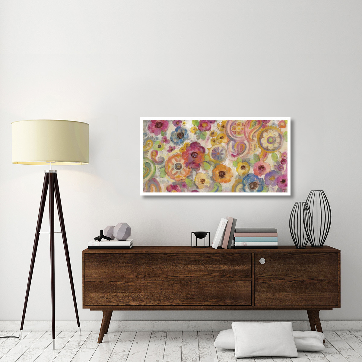 Bohemian Summer I -Paper Art-50&quotx26"