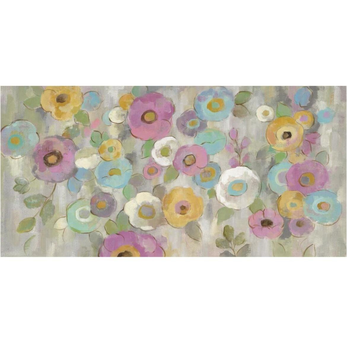 Fog and Flowers I -Paper Art-74&quotx38"