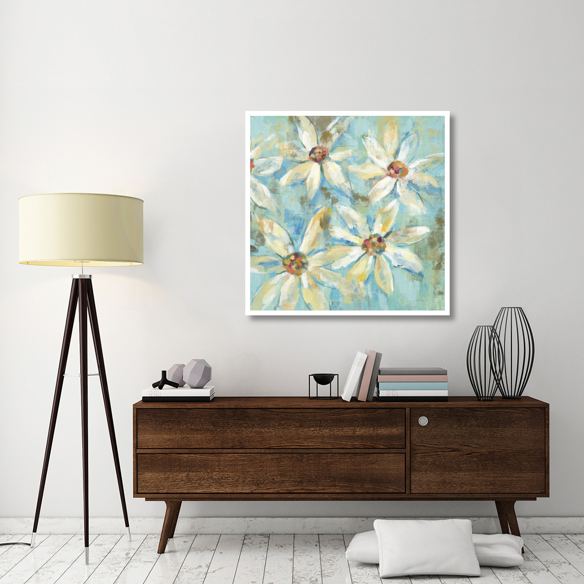 Fjord Floral II -Paper Art-42&quotx42"