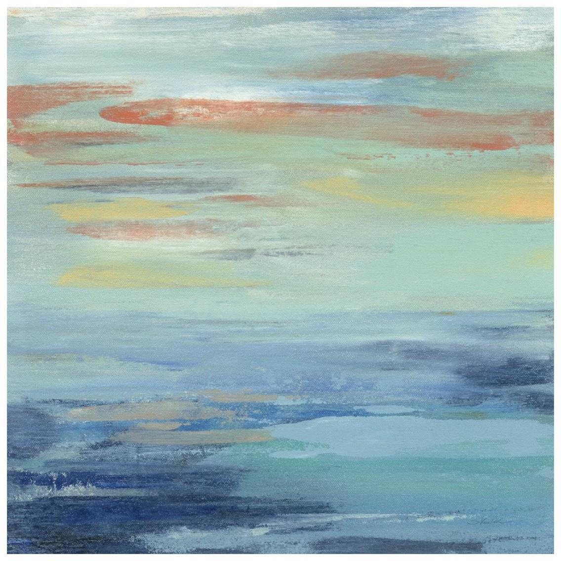 Sunset Beach I -Paper Art-26&quotx26"
