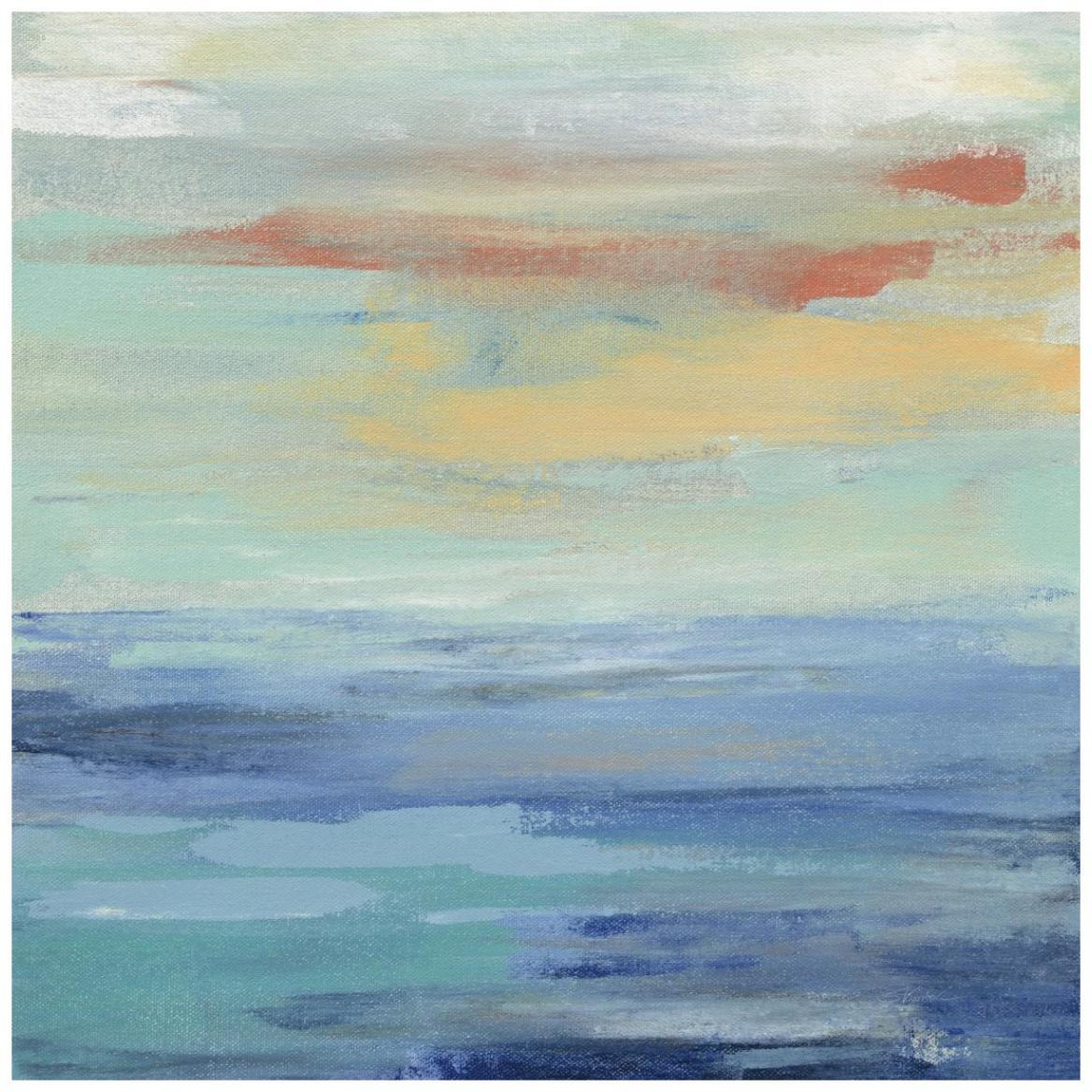 Sunset Beach II -Paper Art-42&quotx42"