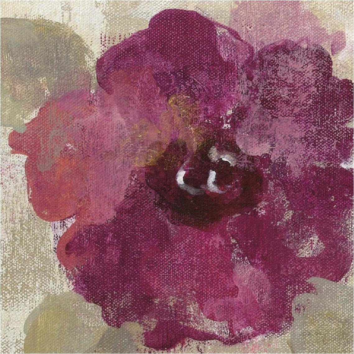 Elegant Fresco Floral Gold Flower III -Paper Art-38&quotx38"