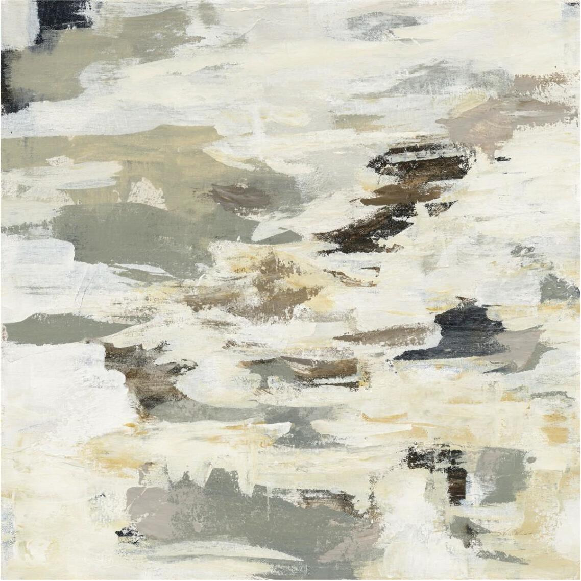 Steps on Stones I -Paper Art-38&quotx38"