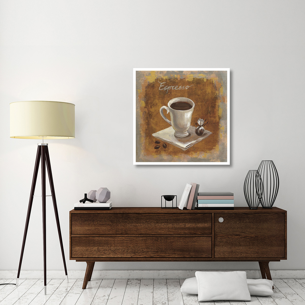 Coffee Time IV -Paper Art-38&quotx38"