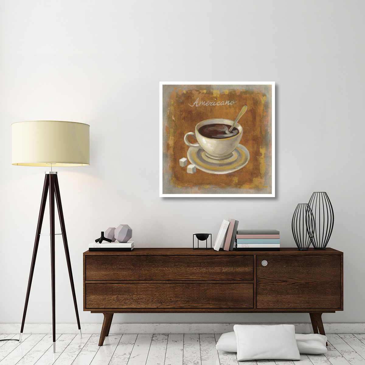 Coffee Time VI -Paper Art-38&quotx38"