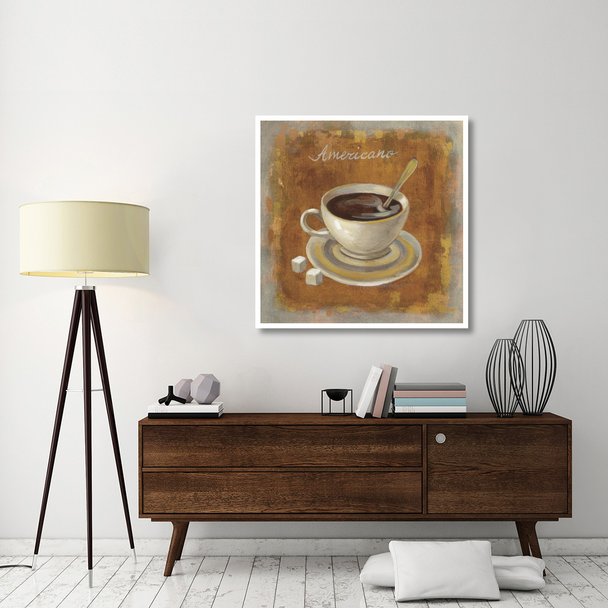 Coffee Time VI -Paper Art-42&quotx42"