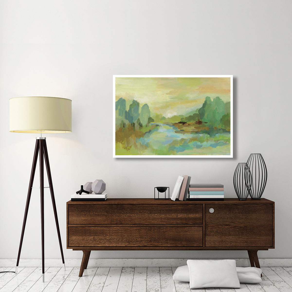 Jade Forest -Paper Art-50&quotx34"