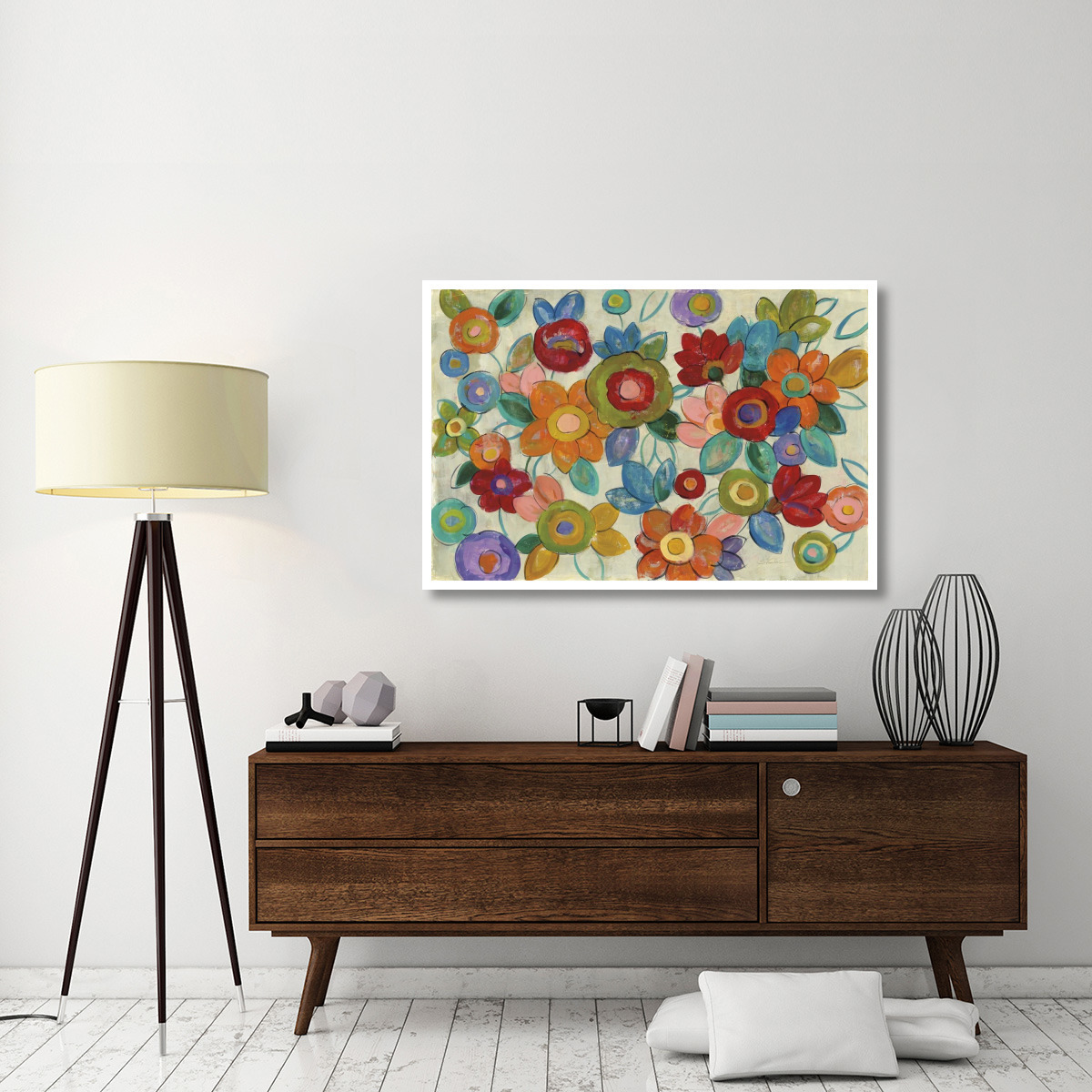 Decorative Flowers -Paper Art-50&quotx34"