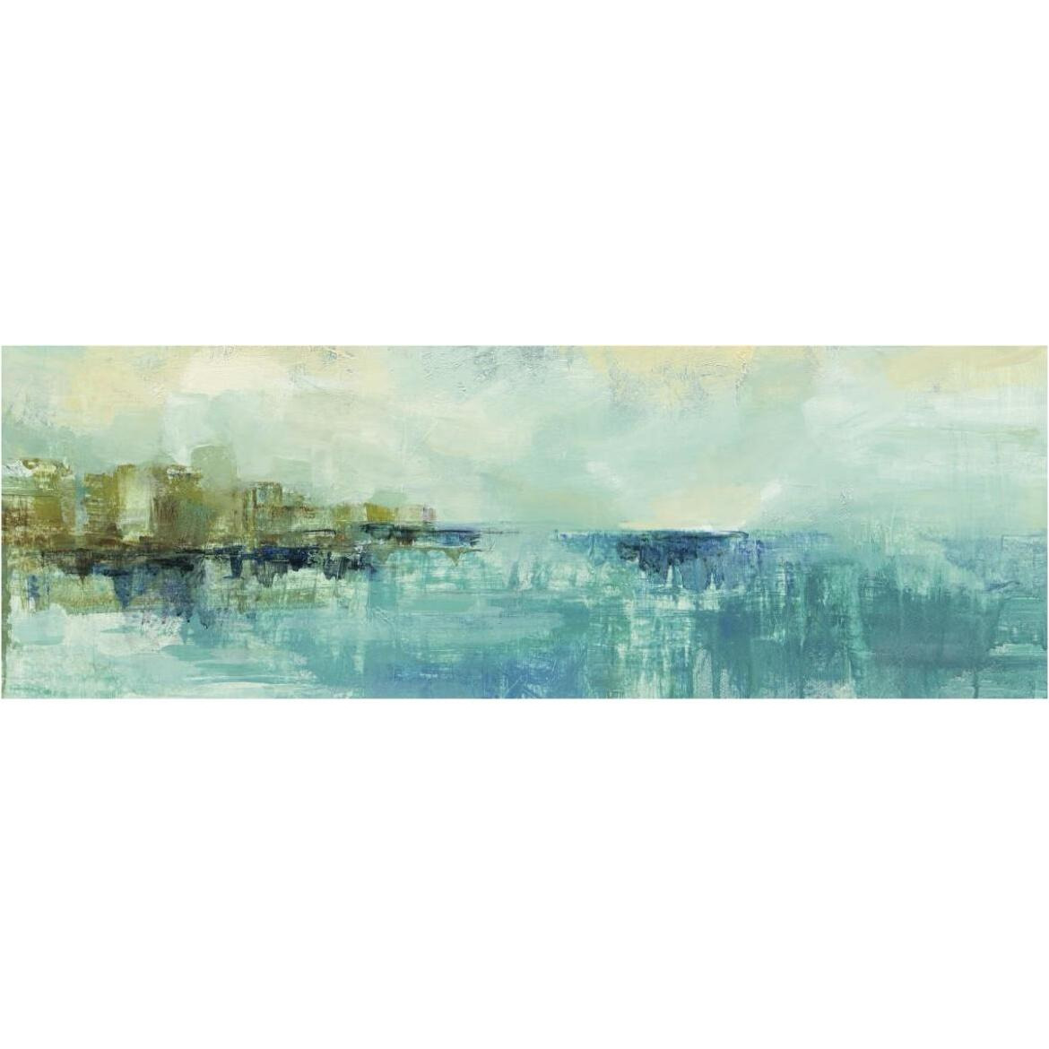 Cliff Side Town Crop -Paper Art-74&quotx26"