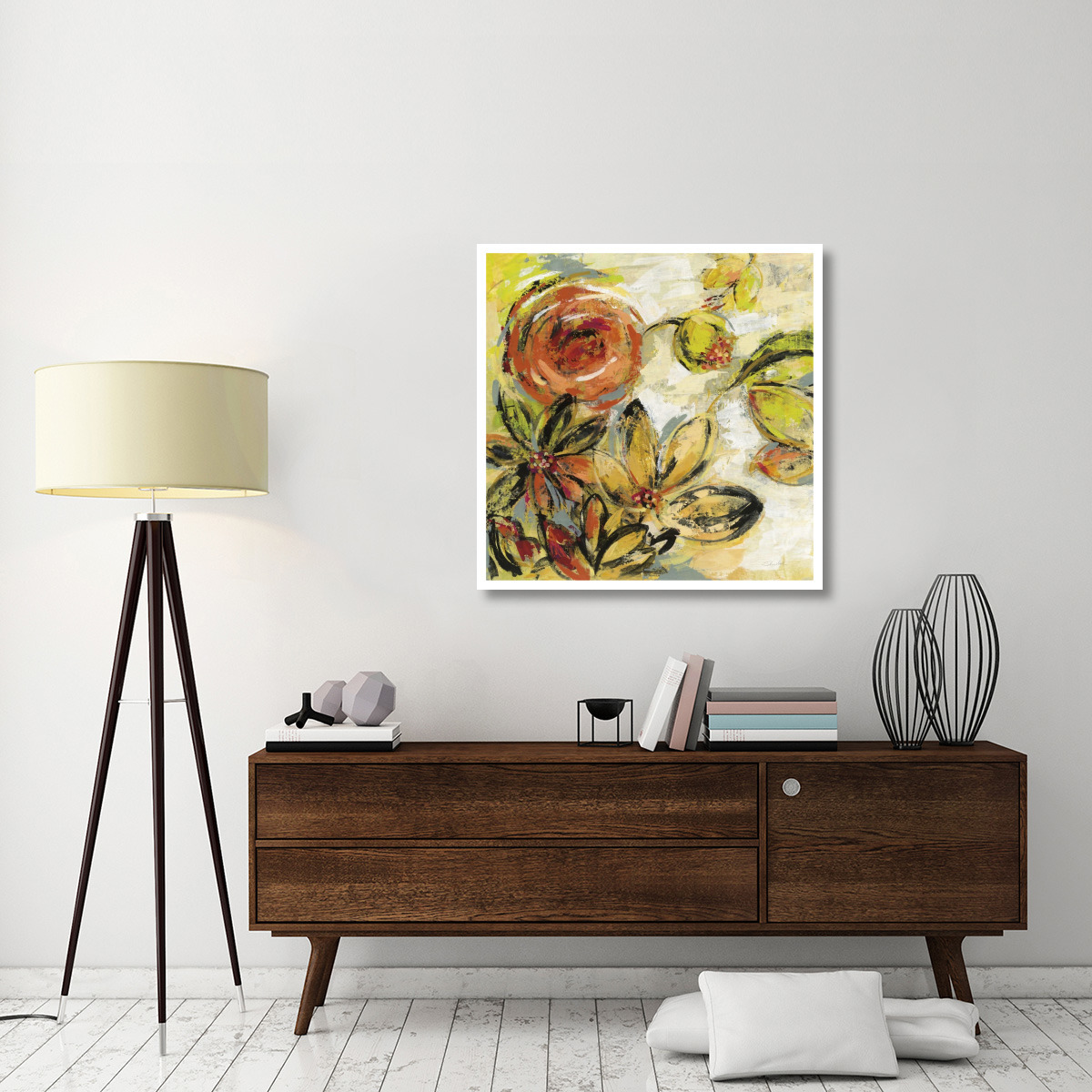 Floral Joy -Paper Art-38&quotx38"