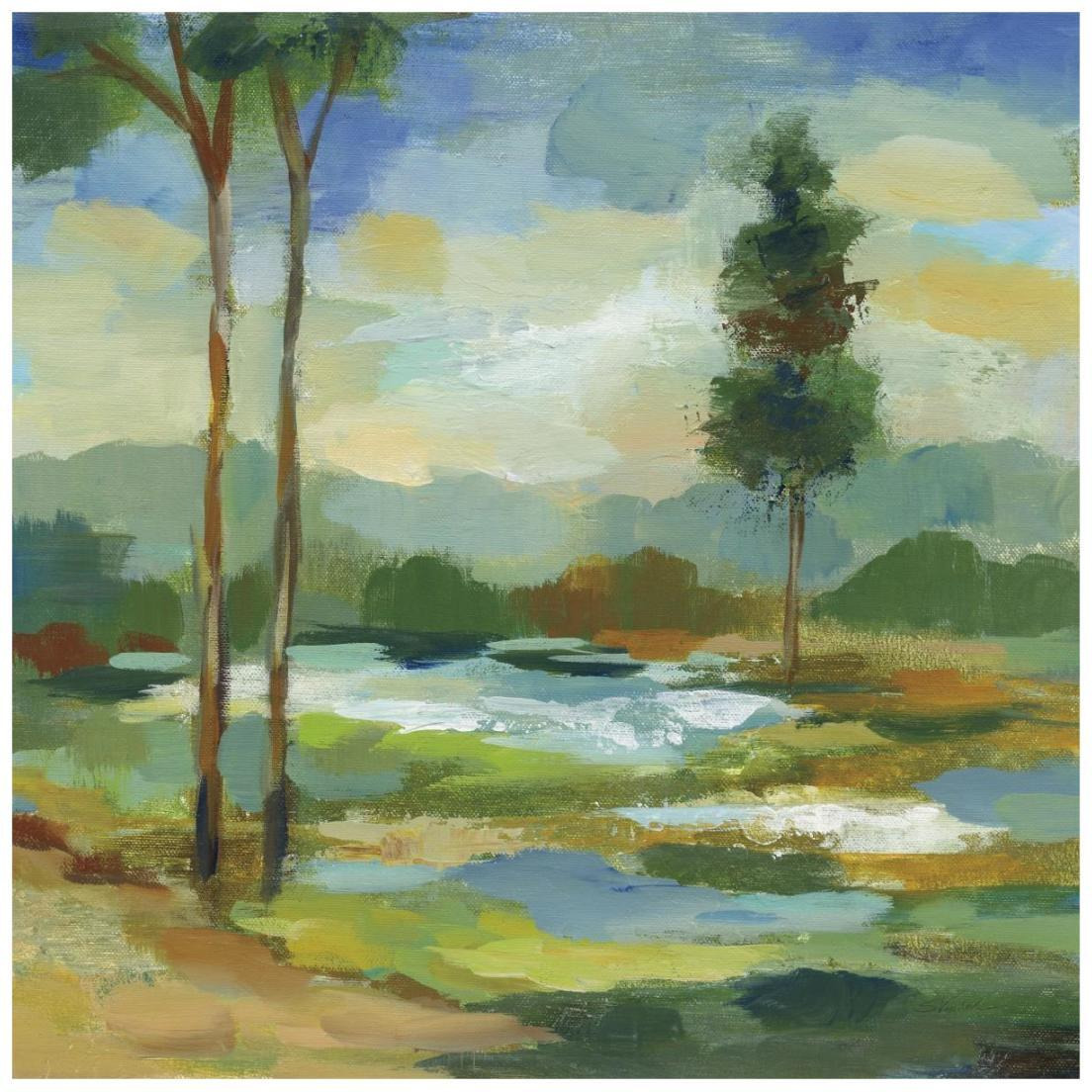 Early Spring Landscape I -Paper Art-20&quotx20"