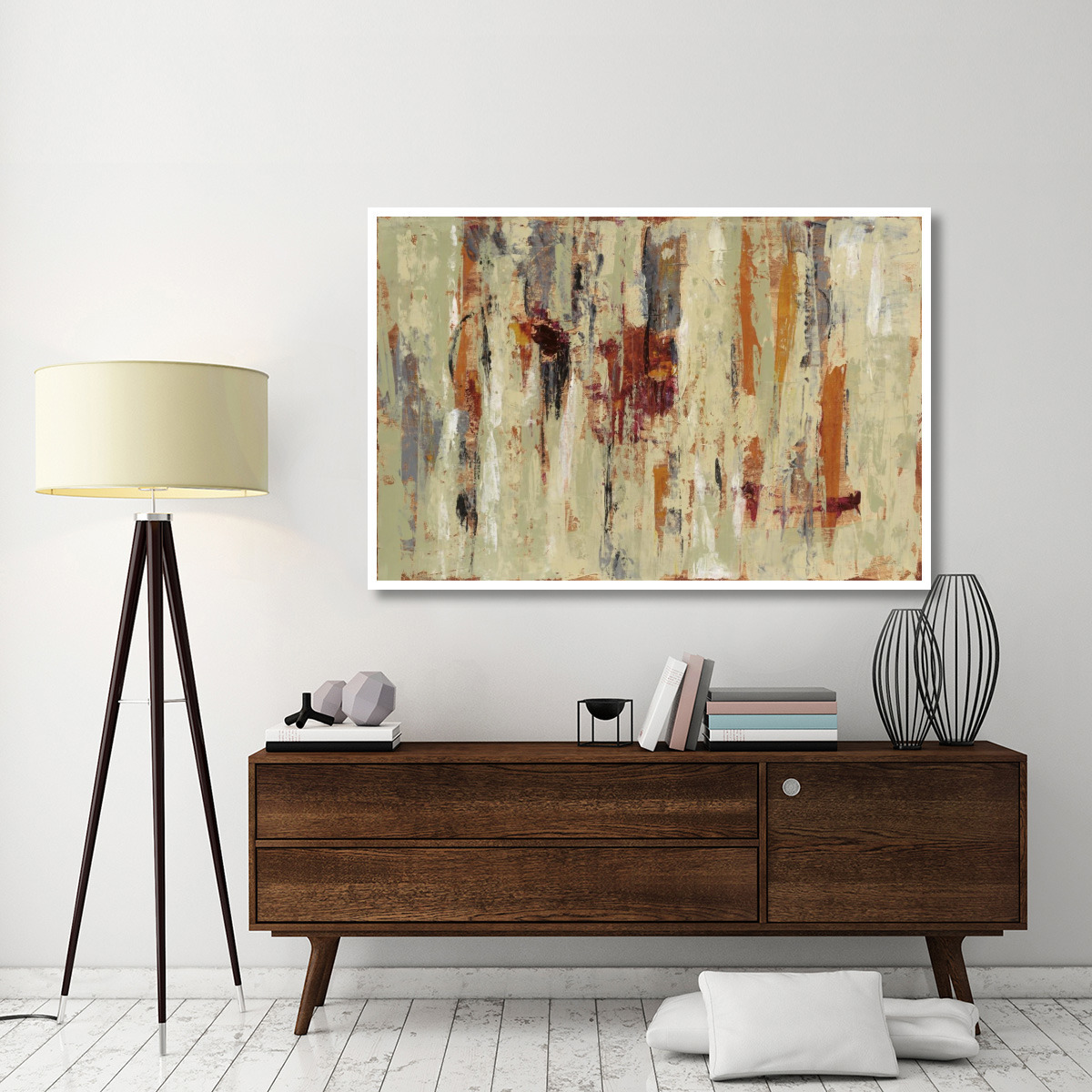 Graffiti Wall I Spice -Paper Art-62&quotx42"