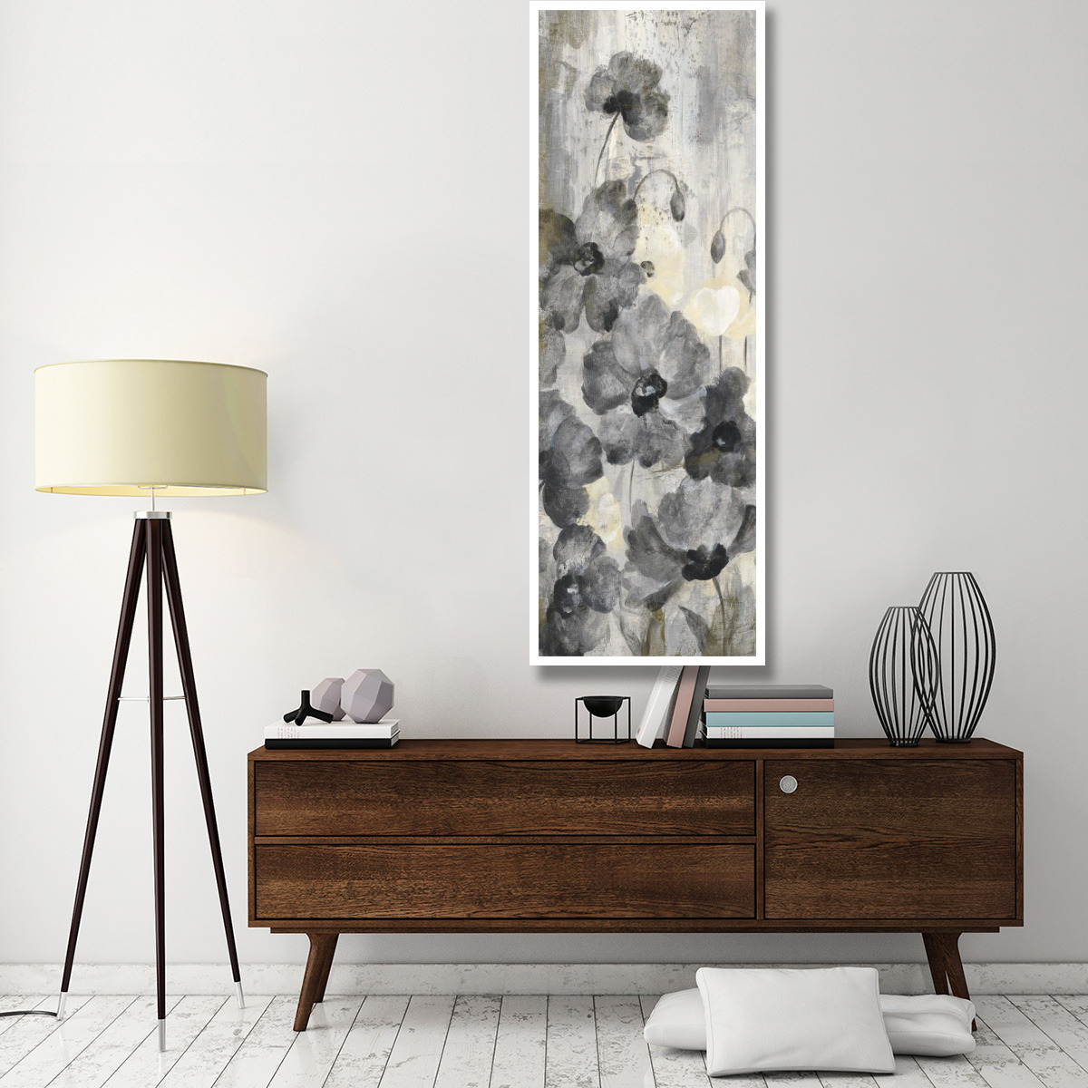 Crystal Raindrops Panel II -Paper Art-26&quotx74"