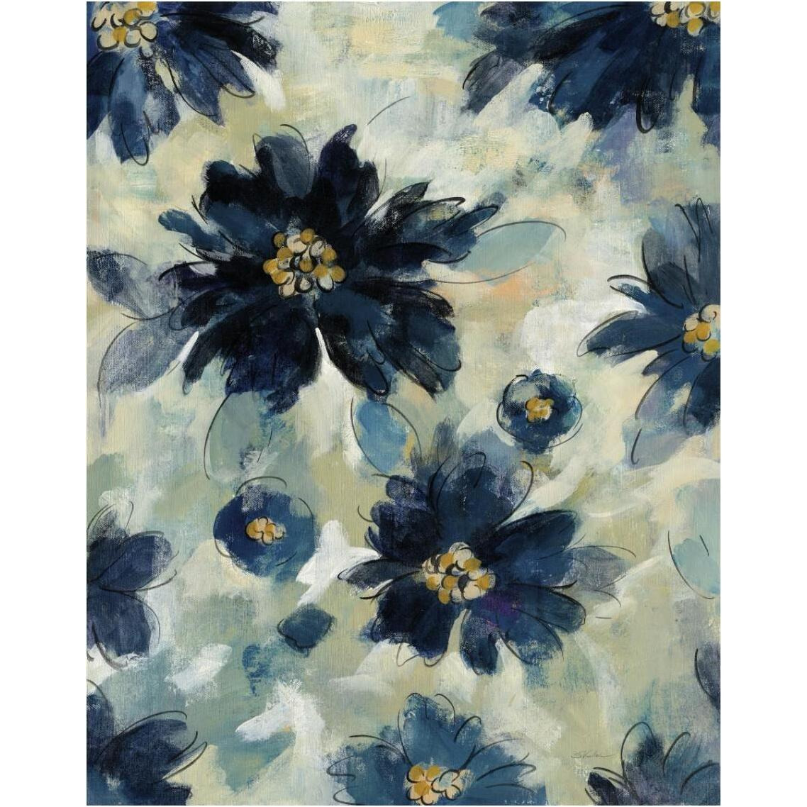 Inky Floral II -Paper Art-30&quotx37"