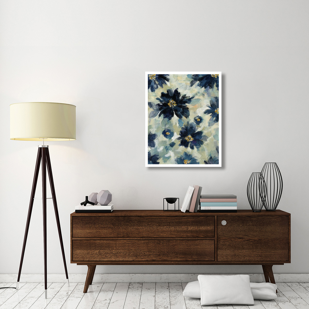 Inky Floral II -Paper Art-30&quotx37"