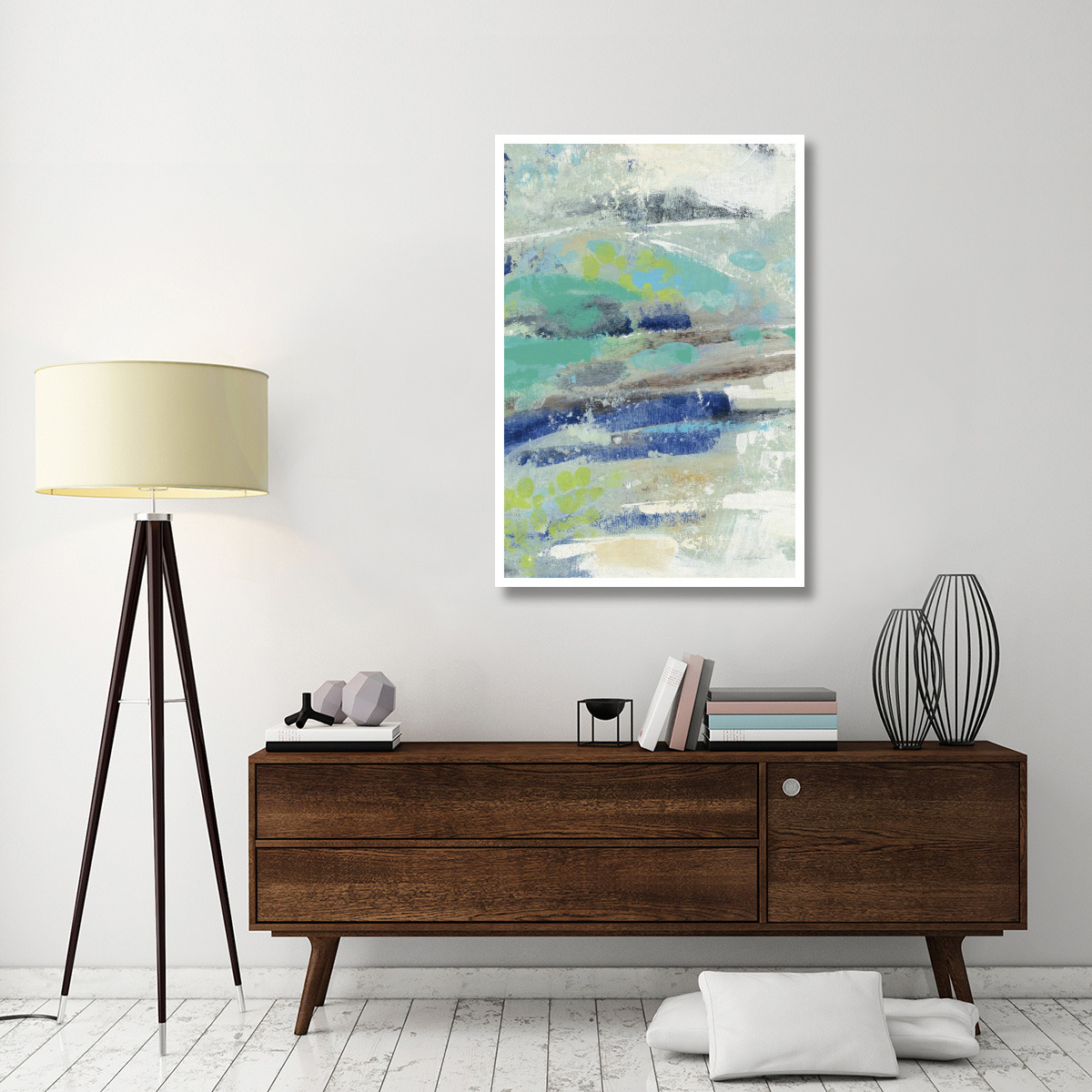 River Whirlpool v2 III -Paper Art-34&quotx50"