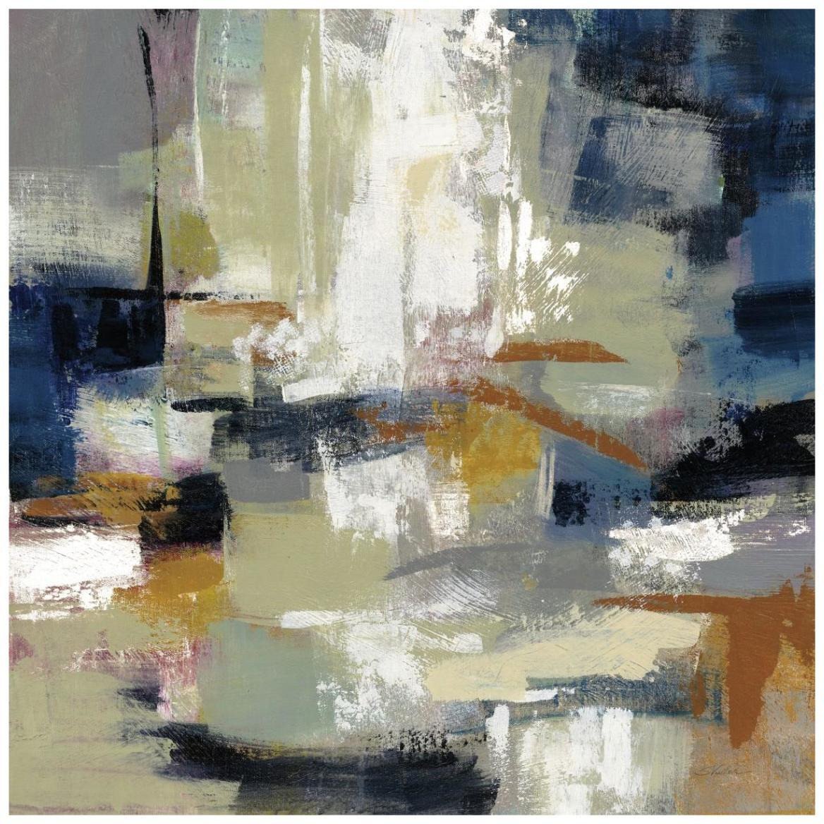 Full Moon II with White -Paper Art-42&quotx42"
